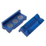 Russell Performance Blue Anodized Billet Aluminum Vice Jaws thumbnail 2