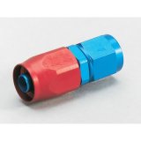 Russell Performance -6 AN Red/Blue Straight Full Flow Hose End thumbnail 1