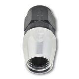 Russell Performance -6 AN Black/Silver Straight Full Flow Hose End thumbnail 5