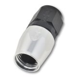 Russell Performance -6 AN Black/Silver Straight Full Flow Hose End thumbnail 7