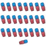 Russell Performance -6 AN Red/Blue Straight Full Flow Hose End (25 pcs.) thumbnail 6