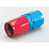Russell Performance -8 AN Red/Blue Straight Full Flow Hose End thumbnail 1