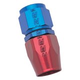 Russell Performance -8 AN Red/Blue Straight Full Flow Hose End thumbnail 4