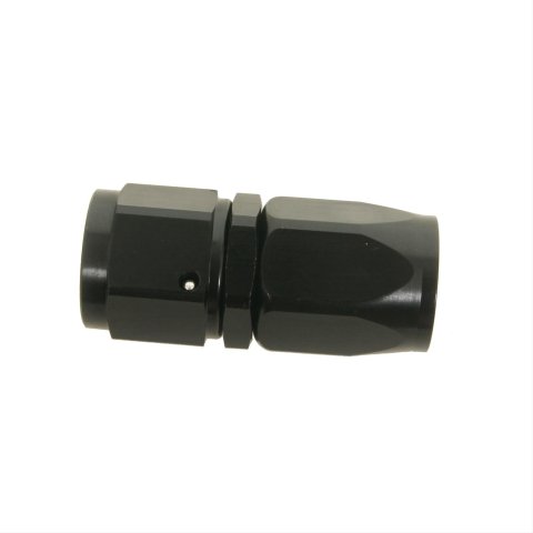 Russell Performance -8 AN Black Straight Full Flow Hose End