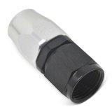 Russell Performance -10 AN Black/Silver Straight Full Flow Hose End thumbnail 5