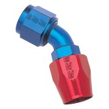 Russell Performance -4 AN Red/Blue 45 Degree Full Flow Hose End thumbnail 2