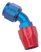 Russell Performance -4 AN Red/Blue 45 Degree Full Flow Hose End thumbnail 7
