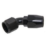 Russell Performance -6 AN Black 45 Degree Full Flow Hose End thumbnail 2