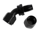 Russell Performance -12 AN Black 45 Degree Full Flow Hose End thumbnail 1