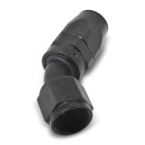 Russell Performance -12 AN Black 45 Degree Full Flow Hose End thumbnail 4