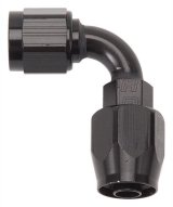Russell Performance -6 AN Black 90 Degree Full Flow Hose End thumbnail 2
