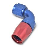 Russell Performance -8 AN Red/Blue 90 Degree Full Flow Hose End thumbnail 7