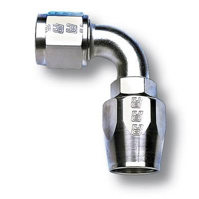 Russell Performance -8 AN Endura 90 Degree Full Flow Hose End