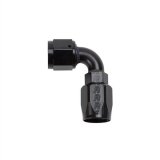 Russell Performance -8 AN Black 90 Degree Full Flow Hose End thumbnail 2