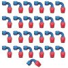 Russell Performance -8 AN Red/Blue 90 Degree Full Flow Hose End (25 pcs.) thumbnail 6