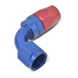 Russell Performance -10 AN Red/Blue 90 Degree Full Flow Hose End thumbnail 7