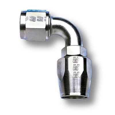Russell Performance -10 AN Endura 90 Degree Full Flow Hose End