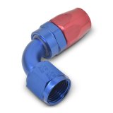 Russell Performance -12 AN Red/Blue 90 Degree Full Flow Hose End thumbnail 6