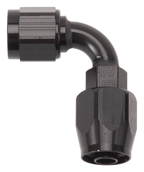 Russell Performance -12 AN Black 90 Degree Full Flow Hose End thumbnail 4