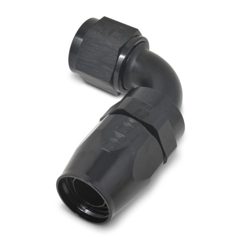 Russell Performance -12 AN Black 90 Degree Full Flow Hose End thumbnail 5