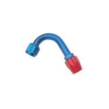Russell Performance -6 AN Red/Blue 120 Degree Full Flow Hose End (1in Centerline Radius) thumbnail 2