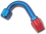 Russell Performance -6 AN Red/Blue 120 Degree Full Flow Hose End (1in Centerline Radius) thumbnail 3