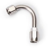 Russell Performance -8 AN Endura 120 Degree Full Flow Hose End (1-1/4in Centerline Radius) thumbnail 1