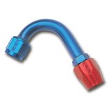 Russell Performance -10 AN Red/Blue 120 Degree Full Flow Hose End (1-1/4in Centerline Radius) thumbnail 1