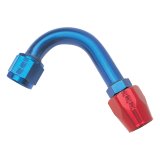 Russell Performance -10 AN Red/Blue 120 Degree Full Flow Hose End (1-1/4in Centerline Radius) thumbnail 2