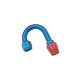 Russell Performance -6 AN Red/Blue 180 Degree Full Flow Hose End (1in Centerline Radius) thumbnail 2