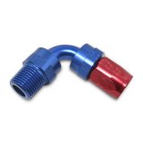 Russell Performance -8 AN Red/Blue 90 Degree Full Flow Swivel Pipe Thread Hose End (With 1/2in NPT) thumbnail 5