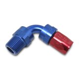 Russell Performance -6 AN Red/Blue 90 Degree Full Flow Swivel Pipe Thread Hose End (With 1/8in NPT) thumbnail 6