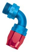 Russell Performance -10 AN Red/Blue 90 Degree Swivel Dry Sump Hose End (-10 Port 7/8in-14 Thread) thumbnail 7