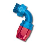 Russell Performance -10 AN Red/Blue 90 Deg Swivel Dry Sump Hose End (-12 Port 1-1/16in-12 Thread) thumbnail 1