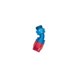 Russell Performance -10 AN Red/Blue Male SAE Port to -8 Hose 90 Degree (-10 Port 7/8in-14 Thread) thumbnail 3