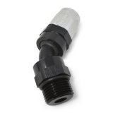 Russell Performance -10 AN Black Male SAE Port to -8 Hose 90 Degree (-10 Port 7/8in-14 Thread) thumbnail 6
