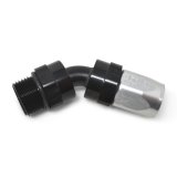 Russell Performance -10 AN Black Male SAE Port to -8 Hose 90 Degree (-10 Port 7/8in-14 Thread) thumbnail 7