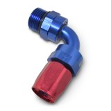 Russell Performance Hose End #6 Hose to #6 Radius Inlet Port Swivel 90 Deg Red/Blue thumbnail 6