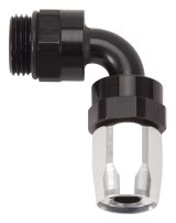 Russell Performance Hose End #6 to #6 Radius Inlet Port 90 Deg Blk/Clr thumbnail 2