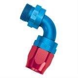Russell Performance Hose End #8 Hose to #8 Radius Inlet Port 90 Deg Red/Blue thumbnail 1