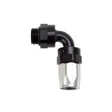 Russell Performance Hose End #8 Hose to #8 Radius Inlet Port 90 Deg Blk/Clr thumbnail 2