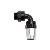 Russell Performance Hose End #8 Hose to #8 Radius Inlet Port 90 Deg Blk/Clr thumbnail 3