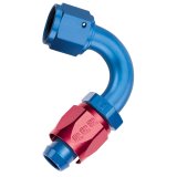 Russell Performance -6 AN Red/Blue 120 Degree Full Flow Swivel Hose End (With 9/16in Radius) thumbnail 4