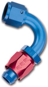 Russell Performance -6 AN Red/Blue 120 Degree Full Flow Swivel Hose End (With 9/16in Radius) thumbnail 8