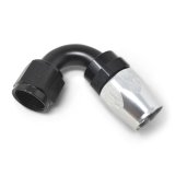 Russell Performance -6 AN Black/Silver 120 Degree Tight Radius Full Flow Swivel Hose End thumbnail 7