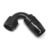 Russell Performance -6 AN Black 120 Degree Full Flow Swivel Hose End thumbnail 4