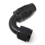 Russell Performance -6 AN Black 120 Degree Full Flow Swivel Hose End thumbnail 5