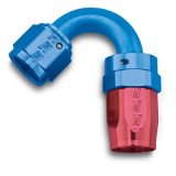 Russell Performance -10 AN Red/Blue 120 Degree Full Flow Swivel Hose End (With 15/16in Radius) thumbnail 1