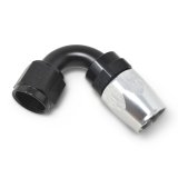 Russell Performance -12 AN Black/Silver 120 Degree Tight Radius Full Flow Swivel Hose End thumbnail 6