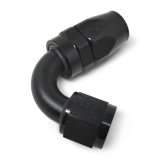 Russell Performance -12 AN Black 120 Degree Full Flow Swivel Hose End thumbnail 5